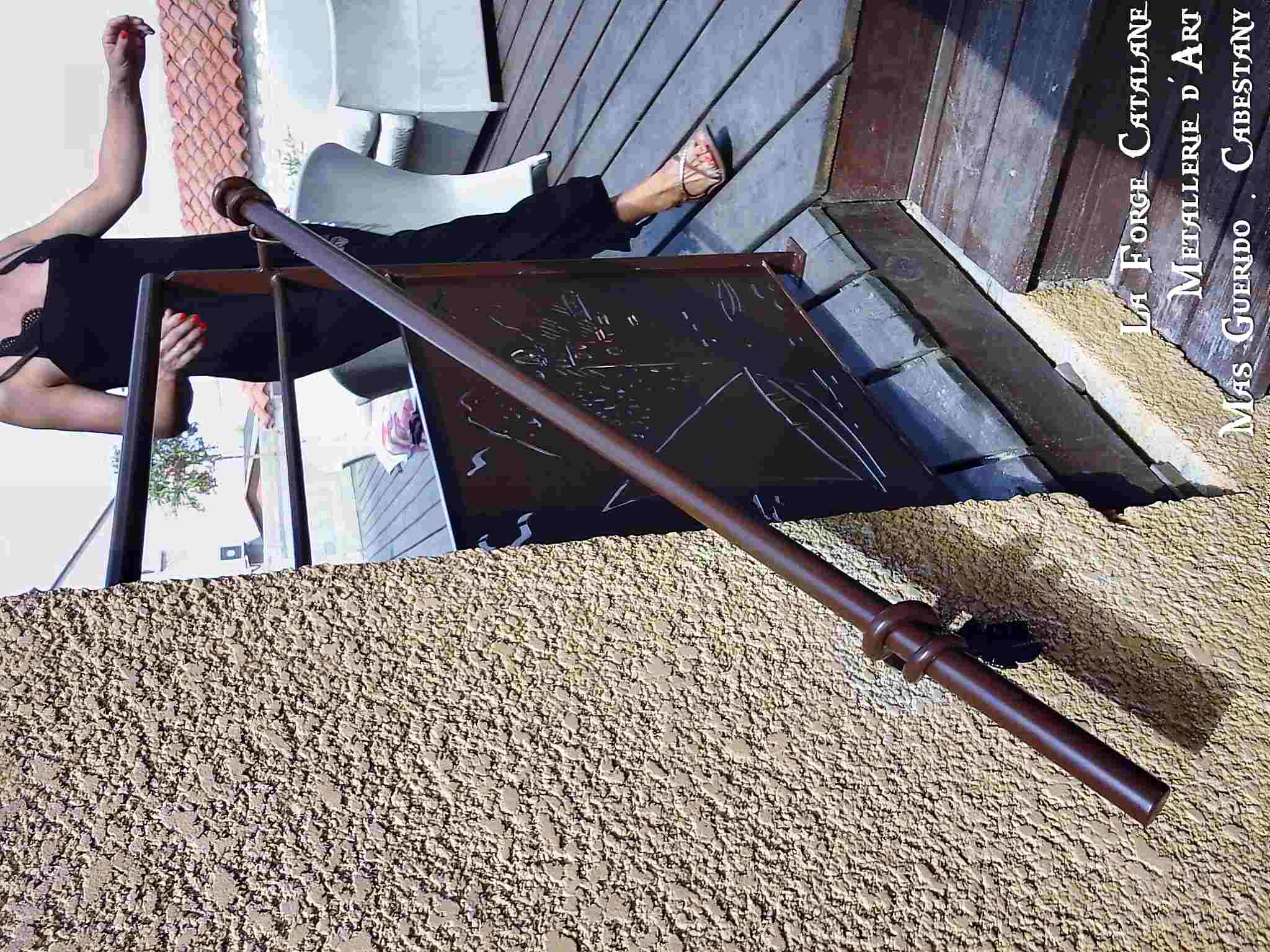 rambarde rampant rampe main courante garde corps travail a chaud decoupe laser fer La Forge Catalane (2).jpg